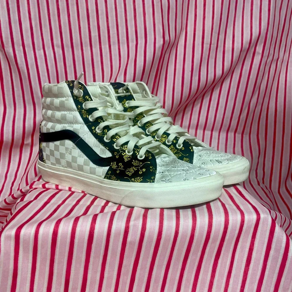 Vans Sk8 Hi Brocade Patchwork High top sneakers size 10 men’s, 11.5 women’s - Picture 3 of 7